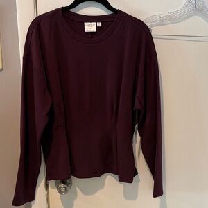 NWT Torrid Rich Burgundy Long Sleeve sweatshirt